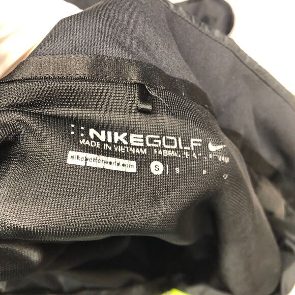 Nike Golf Men Pullover 1/4 Zip Windbreaker Jacket Size Small Black B323 -19 - Picture 7 of 16